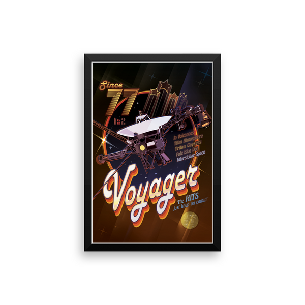 The Voyagers Rock On - NASA JPL Space Tourism Poster